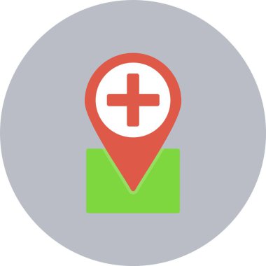 Konum Düz Çember Simgesi