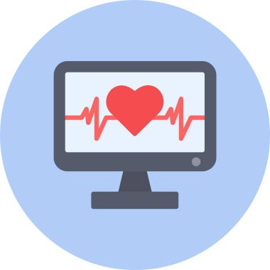 Veri Analizi Düz Çember Simgesi