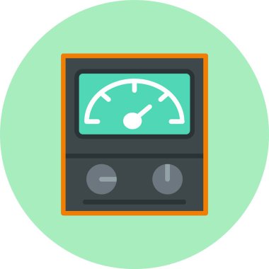 Ammetre Düz Çember Simgesi