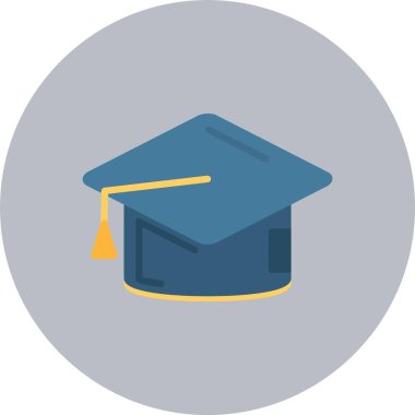 Eğitim Vektörü Düz Çember Simgesi