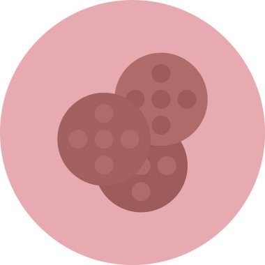 Kurabiyeler Düz Çember Simgesi