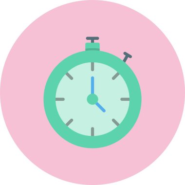 Kronometre Düz Çember Simgesi