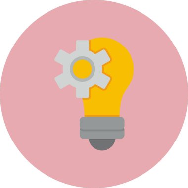 Düz Çember Simgesini Düşün