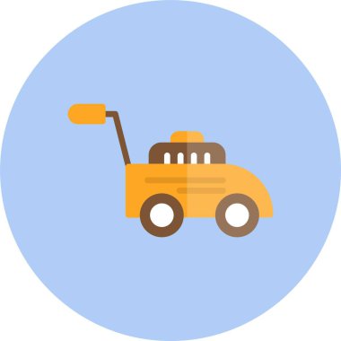 Çim biçme makinesi Düz Çember Simgesi