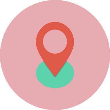 Konum Düz Çember Simgesi