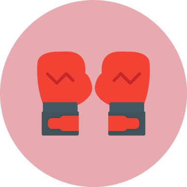 Boks Eldivenleri Düz Çember Simgesi