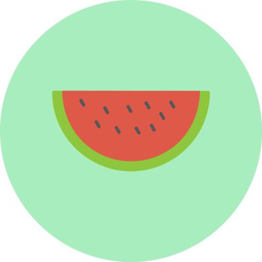 Karpuz Düz Çember Simgesi