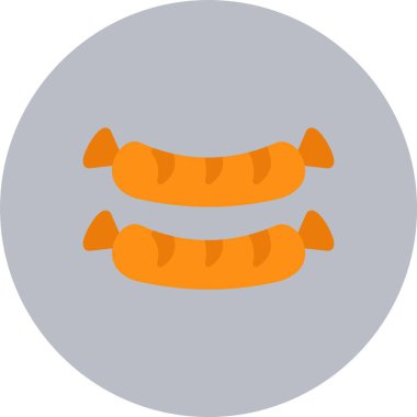 Sosis Düz Çember Simgesi