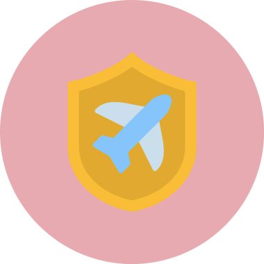 Sigorta Düz Çember Simgesi