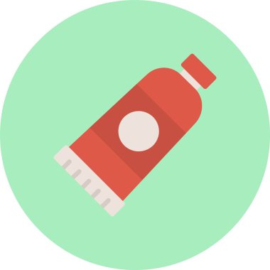 Boya tüpü Düz Çember Simgesi