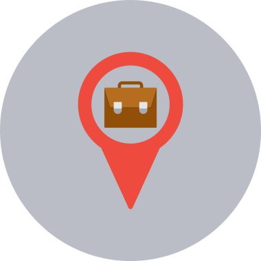 Konum Düz Çember Simgesi