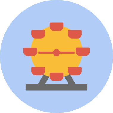 Dönme dolap Düz Çember Simgesi