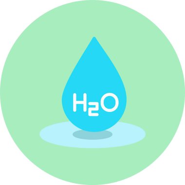 H2o Düz Çember Simgesi