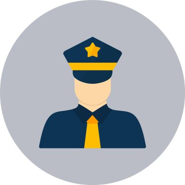 Polis Düz Çember Simgesi