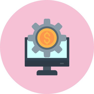 Çevrimiçi Para Basma Çemberi Simgesi