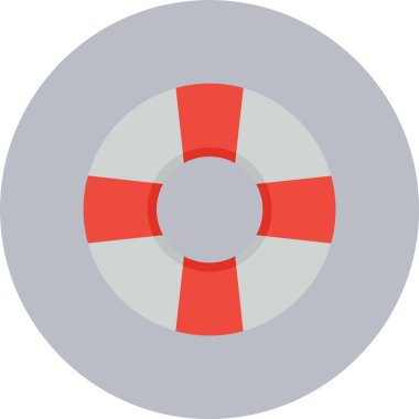 Lifesaver Düz Çember Simgesi