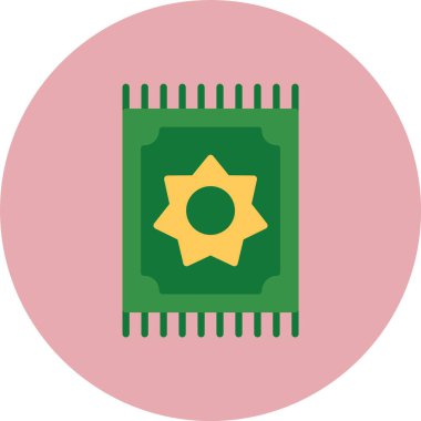 Duacı Mat Düz Çember Simgesi