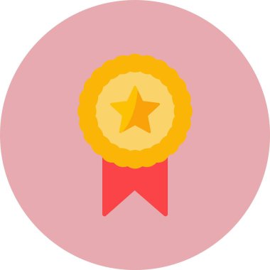 Ödül Düz Çember Simgesi