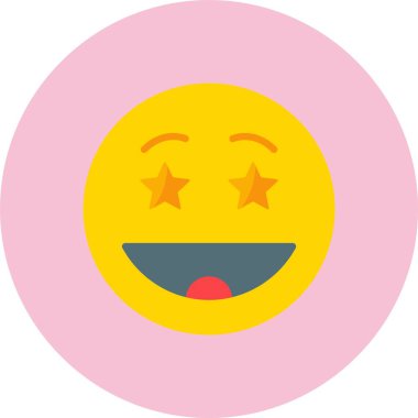 Heyecanlı Düz Çember Simgesi