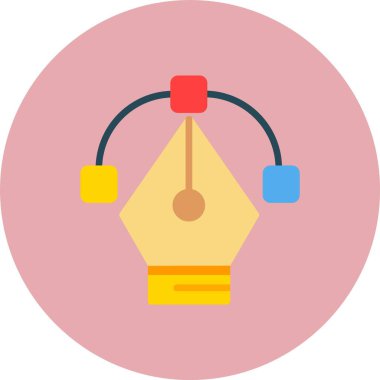 Çizim Düz Çember Simgesi