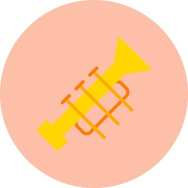 Trompet Düz Çember Simgesi