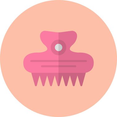 Saç Kopçası Düz Çember Simgesi