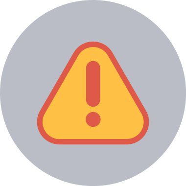 Düz Çember Simgesi Uyarı