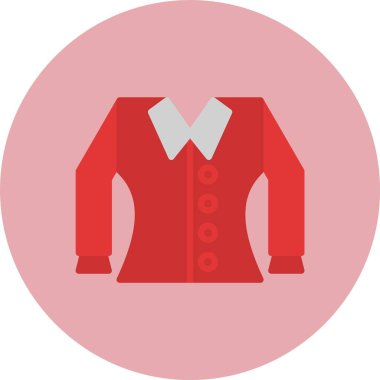 Bluz Kadın Giysileri Düz Çember Simgesi