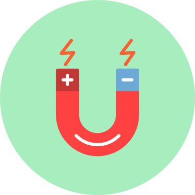 Mıknatıslı Düz Çember Simgesi