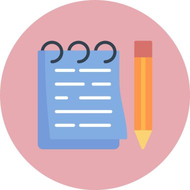 Kağıt işleri Düz Çember Simgesi