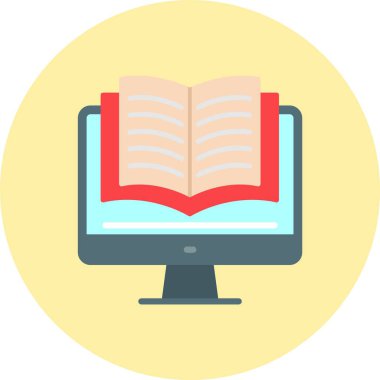 EBook düz daire simgesi