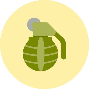 El Bombası Düz Çember Simgesi