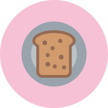 Ekmek Düz Çember Simgesi