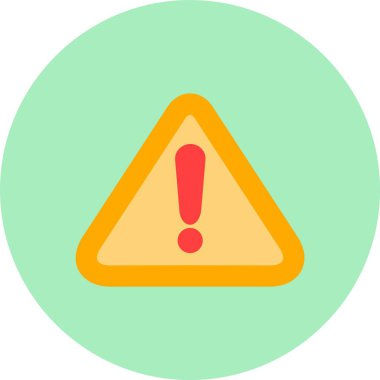 Düz Çember Simgesini Uyarı Et