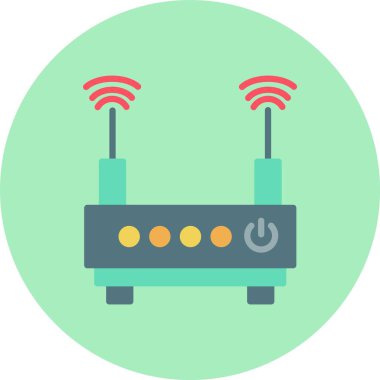 Yönlendirici Düz Çember Simgesi