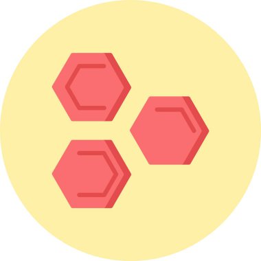 Hücreler Düz Çember Simgesi