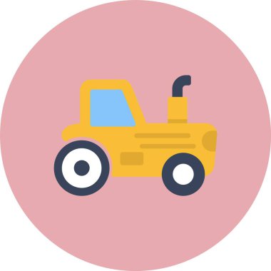 Traktör Düz Çember Simgesi