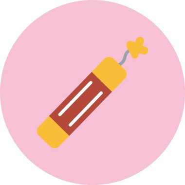 Dinamit Düz Çember Simgesi