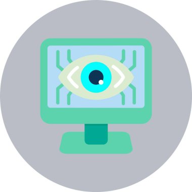 Göz düz daire simgesini