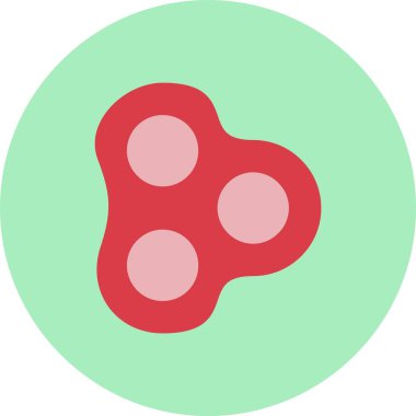 Hücreler Düz Çember Simgesi