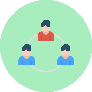 Ağ Düz Çemberi Simgesi