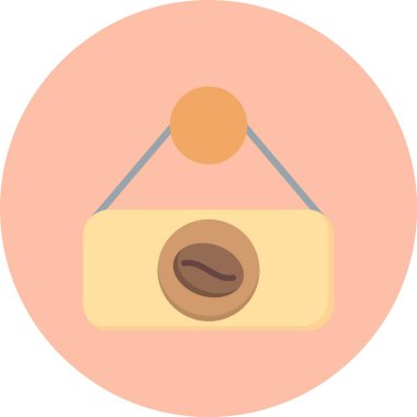 İmza Tahtası Düz Çember Simgesi