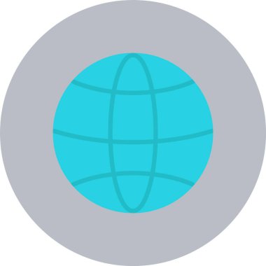 Dünya Düz Çember Simgesi