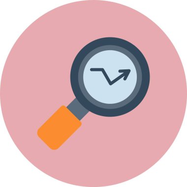 SEO Düz Çember Simgesi