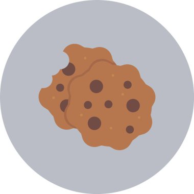 Kurabiyeler Düz Çember Simgesi