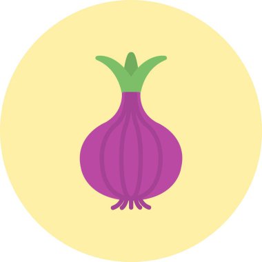 Soğan düz daire simgesi