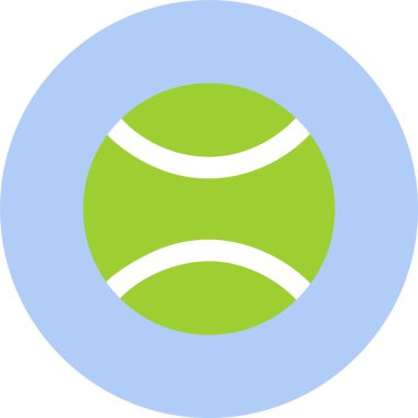 Tenis Topu Düz Çember Simgesi