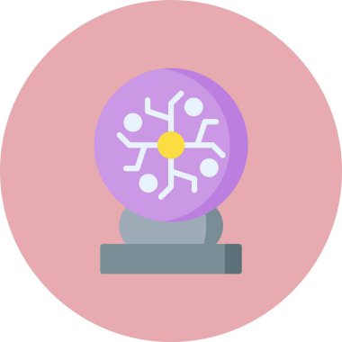 Plasma Topu Düz Çember Simgesi