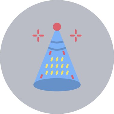 Parti Şapkası Düz Çember Simgesi