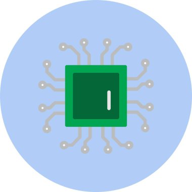 Devre Düz Çember Simgesi